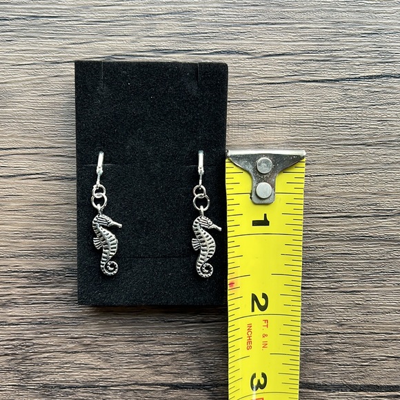 Worn Once - Hand Crafted Seahorse Pendant and Earrings Set! - Picture 11 of 11
